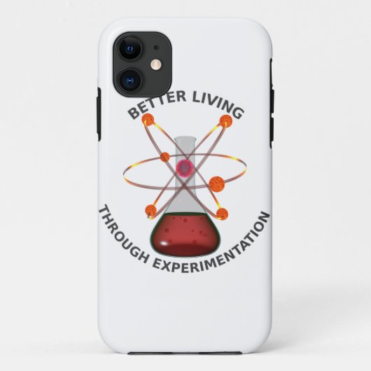 Besseres Leben durch Experimentieren Case-Mate iPhone Hülle (Rückseite)