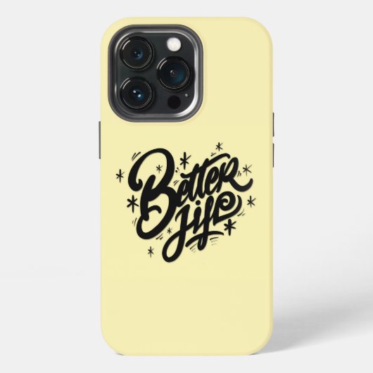Besseres Leben iPhone Hülle (Hinten)