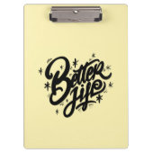 Besseres Leben Klemmbrett (Vorderseite)