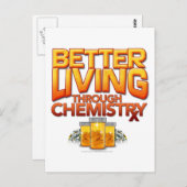 Besseres Leben Postkarte (Vorne/Hinten)