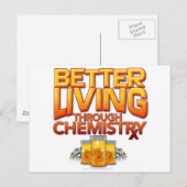 Besseres Leben Postkarte (Vorne/Hinten)