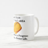 Besseres Leben - Tasse für Kaffee (VorderseiteRechts)
