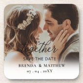 Besseres Zusammenführen von Skript-Foto Save the D Getränkeuntersetzer (Vorderseite)