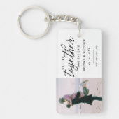 Besseres Zusammenspiel von Foto Save the Date Schlüsselanhänger (Vorderseite)