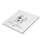 Bessern Sie einen Boxer-Welpen aus, der Kunst Fliese (Seite)