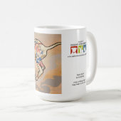 "Bessern Sie" OAS WandTasse durch David-Polka aus Kaffeetasse (VorderseiteRechts)