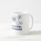 Besserwisser - Lustiges Mind Doodle Design Kaffeetasse (VorderseiteRechts)