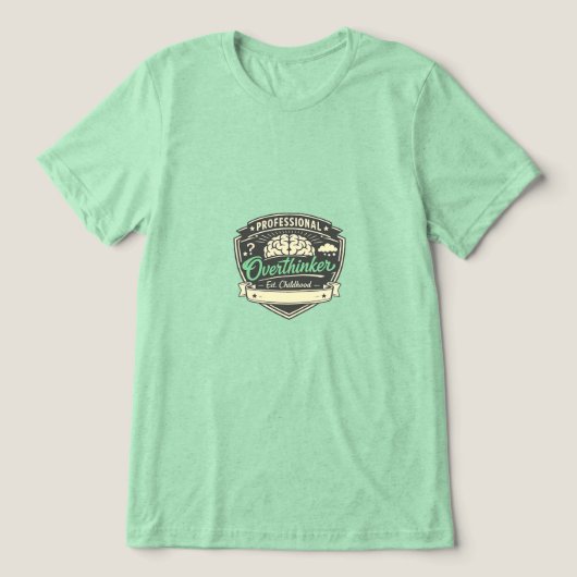 Besserwisser Profi Tri-Blend Shirt (Design Vorderseite)