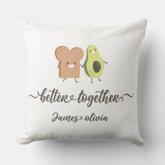 BesserZusammen Avocado & Toast Personalisiertes Ki Kissen