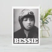 Bessie Coleman - Aviation Pioneer Dankeskarte (Stehend Vorderseite)