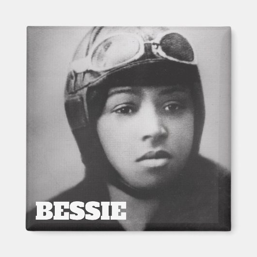 Bessie Coleman - Aviation Pioneer Magnet (Vorne)