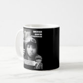 Bessie Coleman Dark Kaffeetasse (Vorderseite Links)