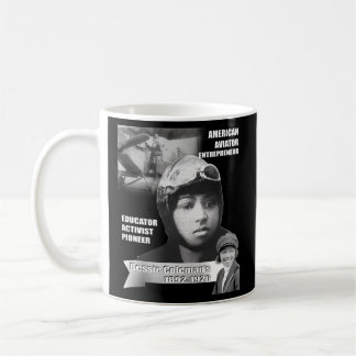 Bessie Coleman Dark Kaffeetasse