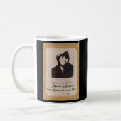Bessie Coleman Erster Afrikanischer Pilot Kaffeetasse (Links)