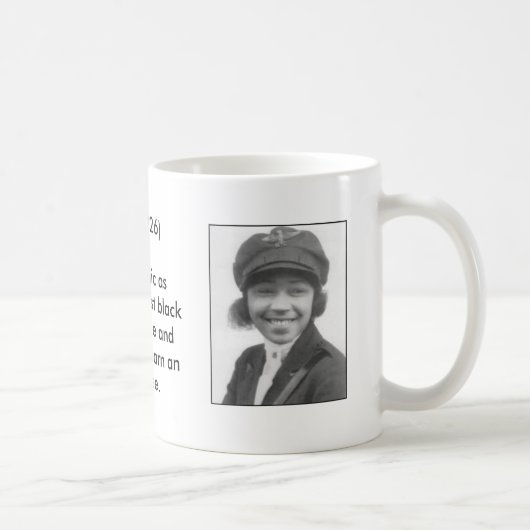 Bessie Coleman Kaffeetasse (Rechts)