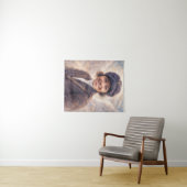 Bessie Coleman mit Flügeln Gemälde Wandteppich (Beispiel (Horizontal))