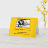 Bessie Coleman Quote Card Karte (Gelbe Blume)