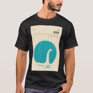 Bessie Lake Erie Vintag Cryptid Poster T-Shirt