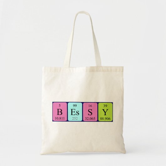 Bessy Periodenname Tasche (Vorne)