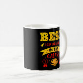 BEST 3D GRADER IN DER GALAXIE lustig niedlich Kaffeetasse (VorderseiteRechts)