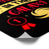 BEST 4. GRADER IN DER GALAXIE lustig niedlich Poster (Ecke)