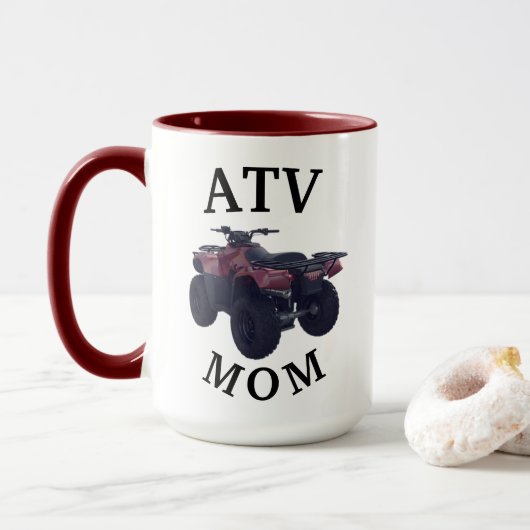 Best 4 Wheeler "ATV MAMA" Ever! Muttertag Tasse (Mit Donut)