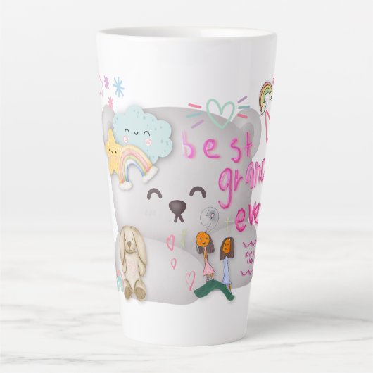 Best a Oma je Latte Tasse (Vorderseite)