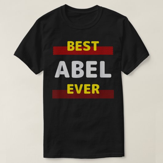 Best Abel Ever Friends Name Buddy Nickname Persona T-Shirt (Design vorne)