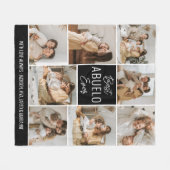 Best ABUELO je Custom Fleece Blankon (Vorderseite (Horizontal))