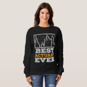 Best Actuary Ever Actuaries Data Science Stats Sweatshirt (Vorne ganz)