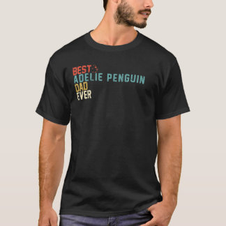 Best ADELIE PENGUIN Vater je Retro Vintag T-Shirt