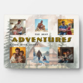 Best Adventures Start with Daddy Photo Collage Fotoplatte (Vorderseite)