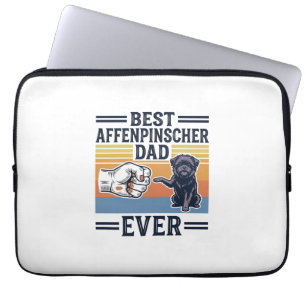 Best Affenpinscher Dad Ever Vintage Hund Shirt_1 Laptopschutzhülle