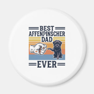 Best Affenpinscher Vater Aller Zeiten Vintage Hund Magnet
