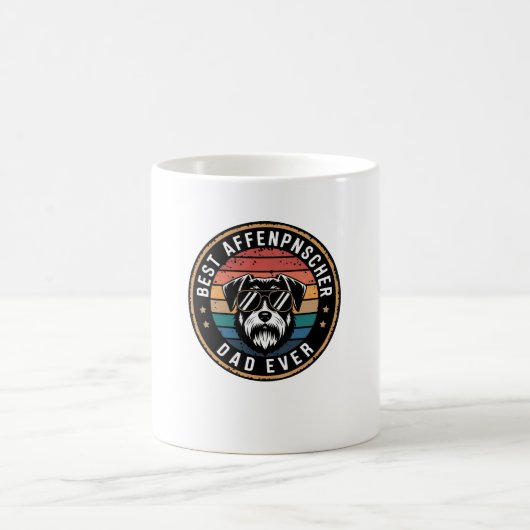 Best Affenpnscher Vater Ever Funny Dog Kaffeetasse (Mittel)