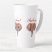 BEST African Forest Elephant EVER T - Shirt Throw Milchtasse (Rechte Ecke)