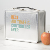Best Air Traffic Controller Ever Funny Retro Gift Metall Brotdose (Beispiel)