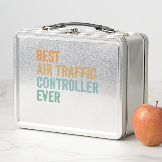 Best Air Traffic Controller Ever Funny Retro Gift Metall Brotdose (Beispiel)