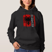 Best Albanian Grandpa Ever Albania Flag Father's D Hoodie (Vorderseite)