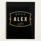 Best Alex Ever Funny Name Alex Planer (Vorderseite)