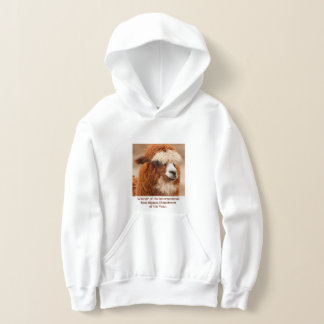 Best Alpaca Monobrow Hoodie