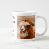 Best Alpaca Monobrow Jumbo-Tasse (Rechts)