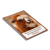 Best Alpaca Monobrow Notizblock (Rechte Seite)