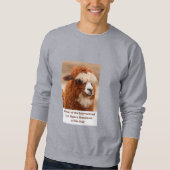 Best Alpaca Monobrow Sweatshirt (Vorderseite)