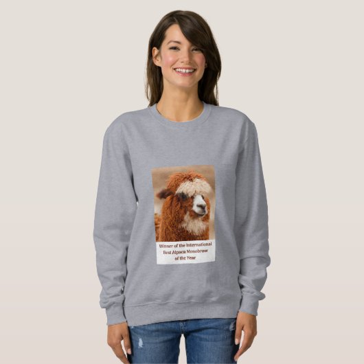 Best Alpaca Monobrow Sweatshirt (Vorne ganz)