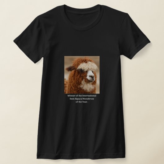 Best Alpaca Monobrow T-Shirt (Ablage )