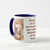 Best Alpaca Monobrow Tasse (Vorderseite Links)