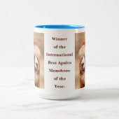 Best Alpaca Monobrow Zweifarbige Tasse (Mittel)