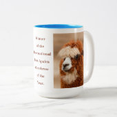 Best Alpaca Monobrow Zweifarbige Tasse (VorderseiteRechts)