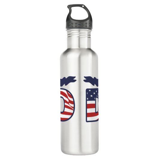 Best American Dad Ever Edelstahlflasche (Rückseite)